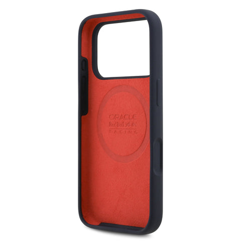 Red Bull iPhone 17 Pro Max MagSafe Liquid Silicon Case With Vertical Logo - 3666339527617 - Navy