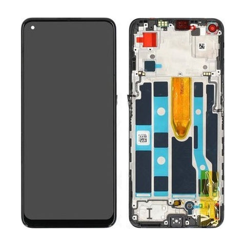 Oppo Find X5 Lite (CPH2371)/Reno 7 5G (CPH2371) LCD Display + Touchscreen + Frame - 4130040 - Black