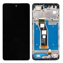 Motorola Moto G04s (XT2421) LCD Display + Touchscreen + Frame - Black