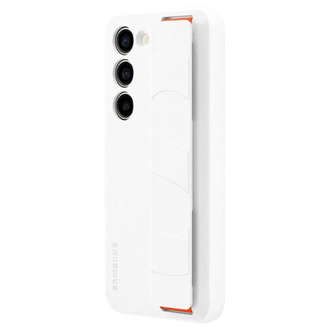 Samsung SM-S916B Galaxy S23 Plus Silicone Grip Cover - EF-GS916TWEGWW - White