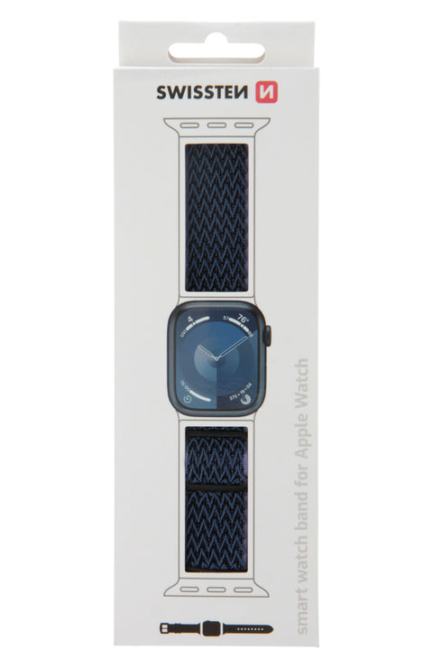 Swissten Apple Watch 38-41mm Nylon Band - 46000706 - With Buckle - Blue