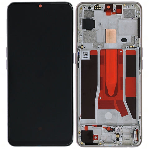 Oppo Find X2 Lite 5G (CPH2005)/Reno 3 5G (PCHM30) LCD Display + Touchscreen + Frame - 4903623 - White