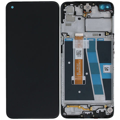 Oppo A52 (CPH2061) LCD Display + Touchscreen + Frame - 4904028 - Black