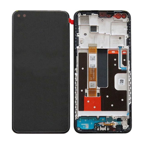 Oppo Reno 4 Z (CPH2065)/A92s (PDKM00) LCD Display + Touchscreen + Frame - 4904261 - Black