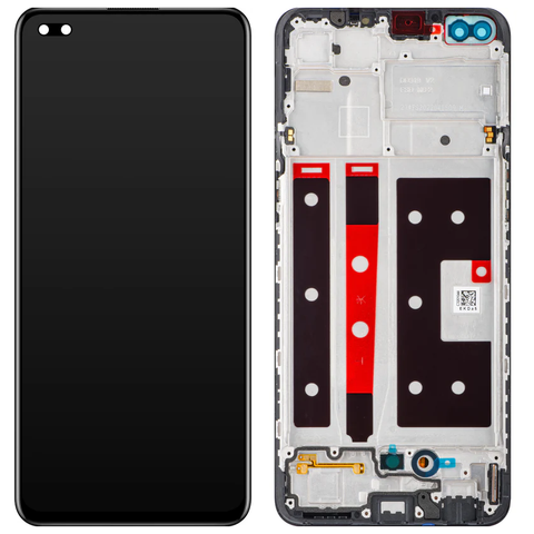 Oppo Reno 4 Lite (CPH2125) LCD Display + Touchscreen + Frame - 4904988 - Black