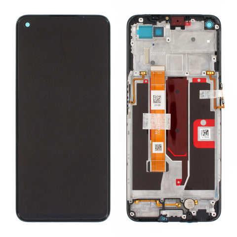 Oppo A54 5G (CPH2195)/A74 5G (CPH2197) LCD Display + Touchscreen + Frame - 4906219 - Black