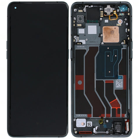 Oppo Find X3 Pro (CPH2173) LCD Display + Touchscreen + Frame - 4906614 - Black