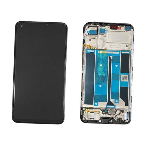 Realme 8 4G (RMX3085) LCD Display + Touchscreen + Frame - 4906919 - Black