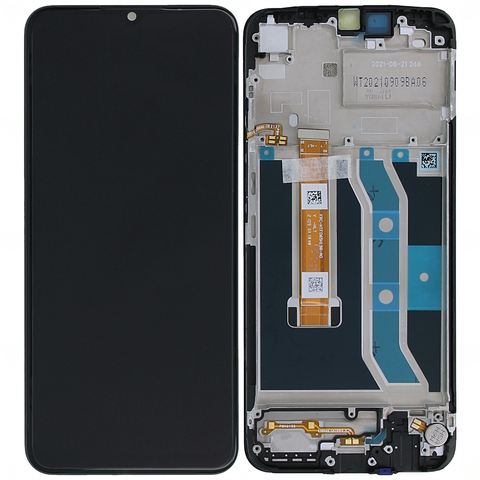 Realme  C25Y (RMX3265) LCD Display + Touchscreen + Frame - 4908854 - Black