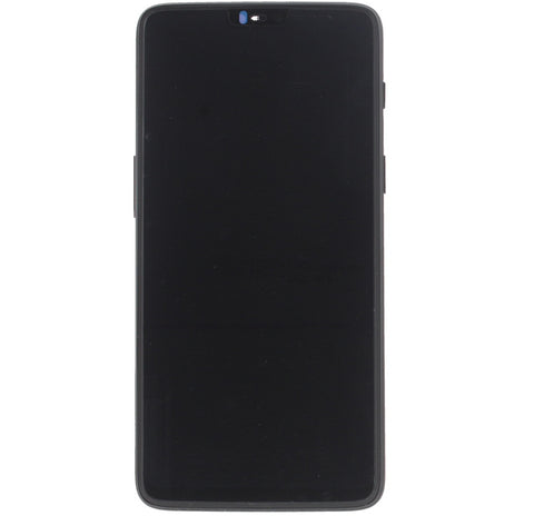 OnePlus 6 (A6003) LCD Display + Touchscreen + Frame 2011100029 Mirror Black