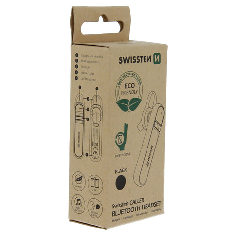 Swissten Caller Bluetooth Headset - 51104100ECO - Eco Packing