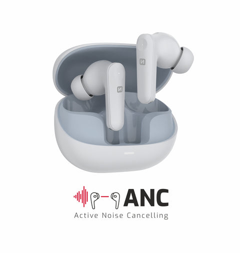 Swissten Focus Active Noise Cancelling Headphones - 51500100 - White