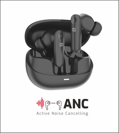 Swissten Focus Active Noise Cancelling Headphones - 51500200 - Black