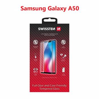 Swissten SM-A505F Galaxy A50 Tempered Glass - 54501709 - Full Glue - Black