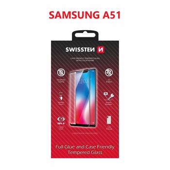 Swissten SM-A515F Galaxy A51 Tempered Glass - 54501759 - Full Glue - Black