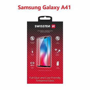 Swissten Samsung SM-A415F Galaxy A41 Tempered Glass - 54501772 - Full Glue - Black