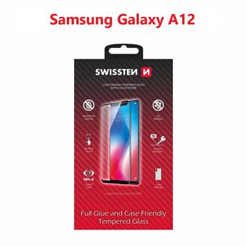 Swissten SM-A125F Galaxy A12/SM-M135F Galaxy M13/SM-M235F Galaxy  M23/SM-A035G Galaxy A03/SM-A032F Galaxy A03 Core Tempered Glass - 54501785 - Full Glue - Black