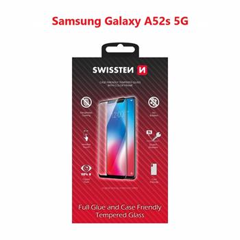 Swissten SM-A528B Galaxy A52s Tempered Glass - 54501800 - Full Glue - Black