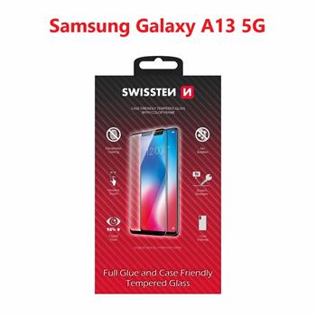 Swissten SM-A136B Galaxy A13 5G Tempered Glass - 54501816 - Full Glue - Black
