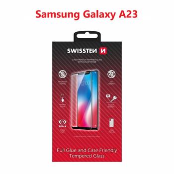 Swissten SM-A235F Galaxy A23 4G Tempered Glass - 54501817 - Full Glue - Black
