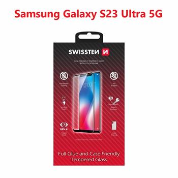 Swissten SM-S918B Galaxy S23 Ultra Tempered Glass - 54501830 - Full Glue - Black