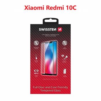 Swissten Redmi 10C (220333QAG) Tempered Glass - 54501833 - Full Glue - Black