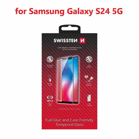 Swissten SM-S921B Galaxy S24 Tempered Glass - 54501850 - Full Glue - Black