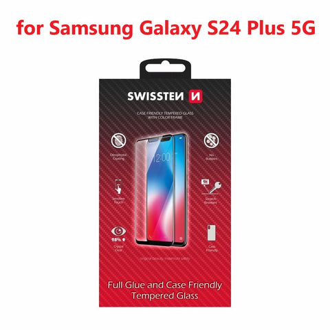 Swissten SM-S926B Galaxy S24 Plus Tempered Glass - 54501851 - Full Glue - Black
