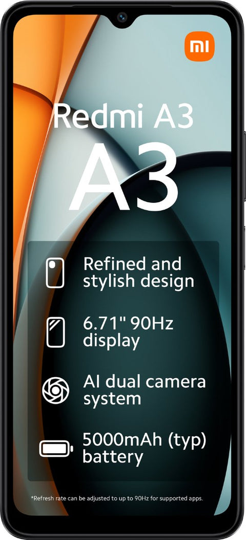 Xiaomi Redmi A3 - 64GB - Black