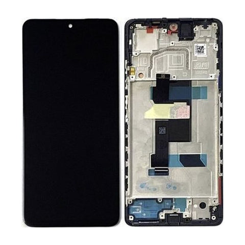 Xiaomi Poco X5 Pro (22101320G) LCD Display + Touchscreen + Frame - 5600010M2000 - Black