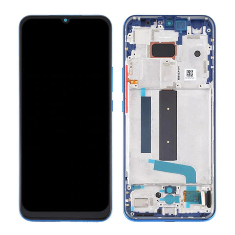 Xiaomi Mi 10 Lite 5G (M2002J9G) LCD Display + Touchscreen + Frame - 56000300J900 - Blue