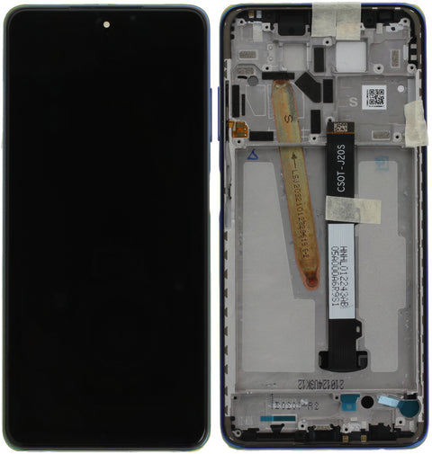 Xiaomi Poco X3 Pro (M2102J20SG) LCD Display + Touchscreen + Frame - 560003J20S00 - Blue