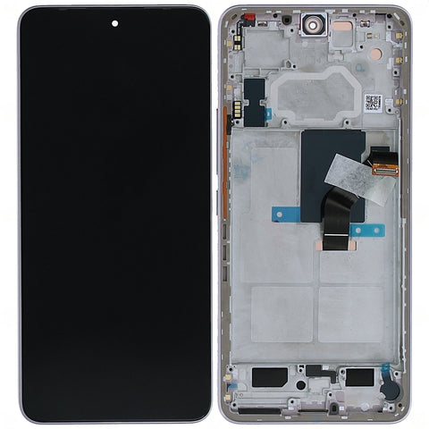 Xiaomi 12 Lite (2203129G) LCD Display + Touchscreen + Frame - 56000400L900 - Pink