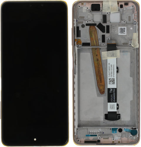 Xiaomi Poco X3 Pro (M2102J20SG) LCD Display + Touchscreen + Frame - 560004J20S00 - Gold