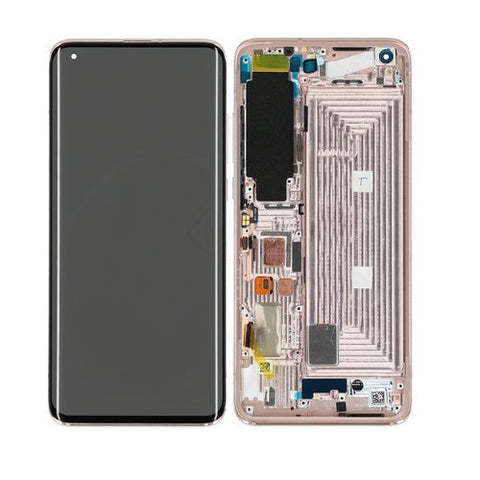 Xiaomi Mi 10 Pro (M2001J1G) LCD Display + Touchscreen + Frame - 56000500J100 - (S Version) - White