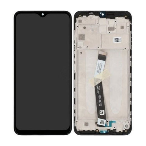 Xiaomi Redmi 9 (M2004J19G) LCD Display + Touchscreen + Frame - 5600050J1900 - Grey