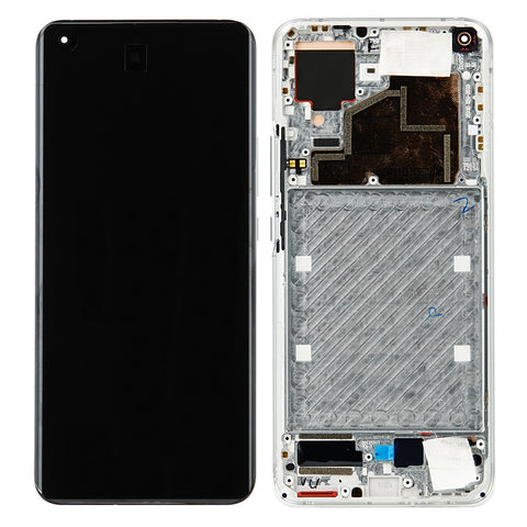 Xiaomi Mi 11 (M2011K2C) LCD Display + Touchscreen + Frame - 56000700K200 - White