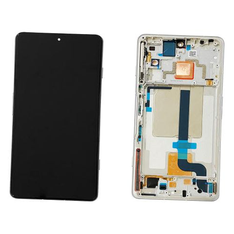 Xiaomi Poco F4 GT (21121210G) LCD Display + Touchscreen + Frame - 56000B0L1000 - Silver