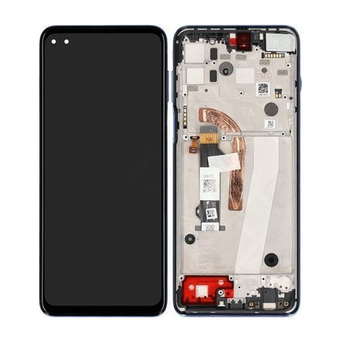 Motorola Moto G100 (XT2125-4) LCD Display + Touchscreen + Frame - 5D68C18070 - Black