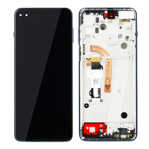 Motorola Moto G100 (XT2125-4) LCD Display + Touchscreen + Frame - 5D68C18395/5D68C18397 - Grey