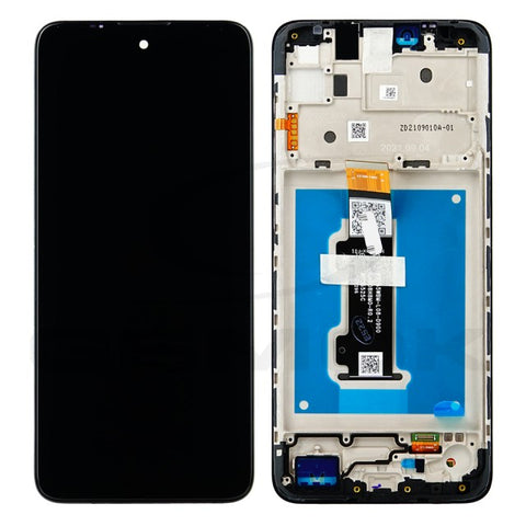 Motorola Moto E30 (XT2158)/Moto E40 (XT2159) LCD Display + Touchscreen + Frame - 5D68C19697 - Black
