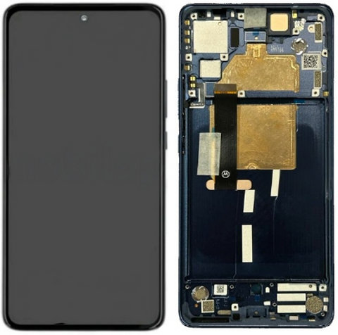 Motorola Moto Edge 30 Fusion  (XT2243) LCD Display + Touchscreen + Frame - 5D68C21190/5D68C21538 - Blue