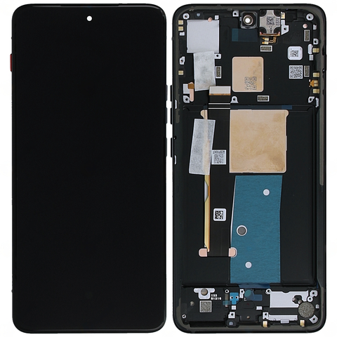 Motorola ThinkPhone (XT2309-1) LCD Display + Touchscreen + Frame - 5D68C22244/5D68C22239/5D68C22243 - Black
