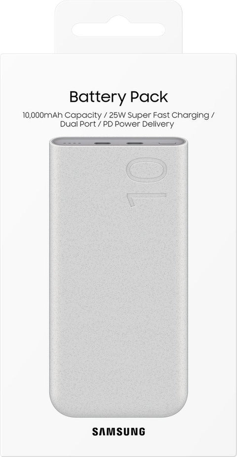 Samsung Dual USB-C Port 25W Super Fast Charging Powerbank - EB-P3400XUEGEU - 10.000 mAh
