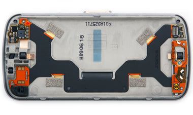 Nokia N97 Midframe With Front Camera, Slide Flex Cable, Volume Buttons and Keyboard Flex 6490067 Black