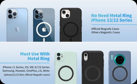 Swissten Wireless Charging Magnetic Car Holder (15W) - 65010610 - MagSafe Compatible - Black