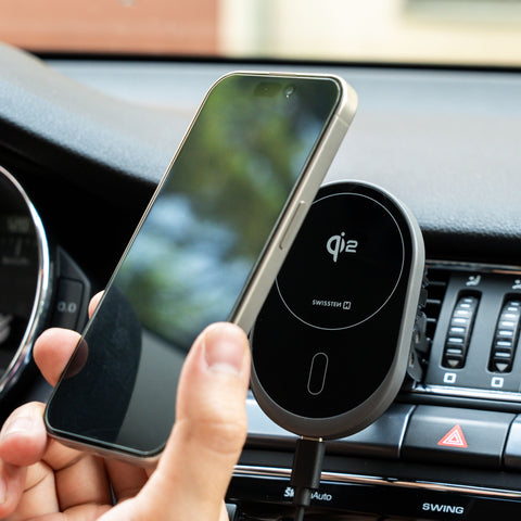 Swissten MagRide Airvent Wireless Car Holder - 65010612