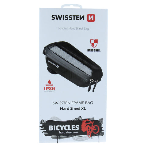 Swissten Waterproof Hard Sheel XL Bike Holder - 65020300 - Black