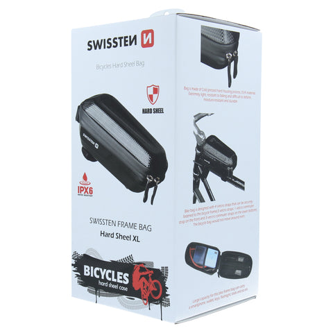 Swissten Waterproof Hard Sheel XL Bike Holder - 65020300 - Black