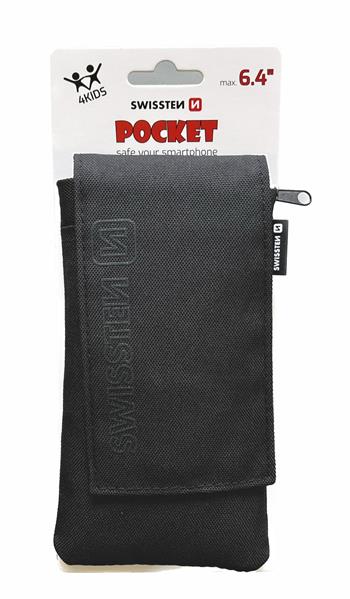 Swissten Pocket Case - 65300100 - 6.4" - Black